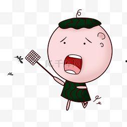 吃瓜打蚊子,巧用吃瓜技巧驱赶恼人蚊子